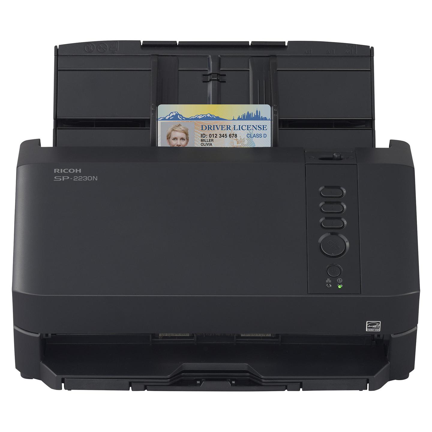 Skaner RICOH SP-2230N / A4 / Duplex / 600 DPI / 30 ppm / 60 ipm / ADF 80 Fletë / USB / Ethernet - Zezë - 2