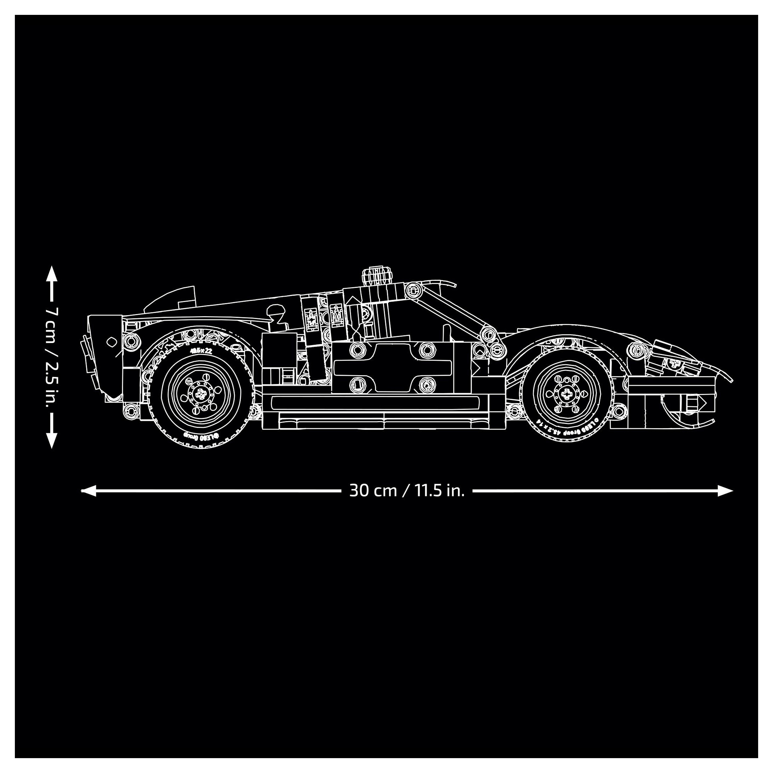 LEGO Technic 1966 Ford GT40 MKII Race Car 42223 - 39