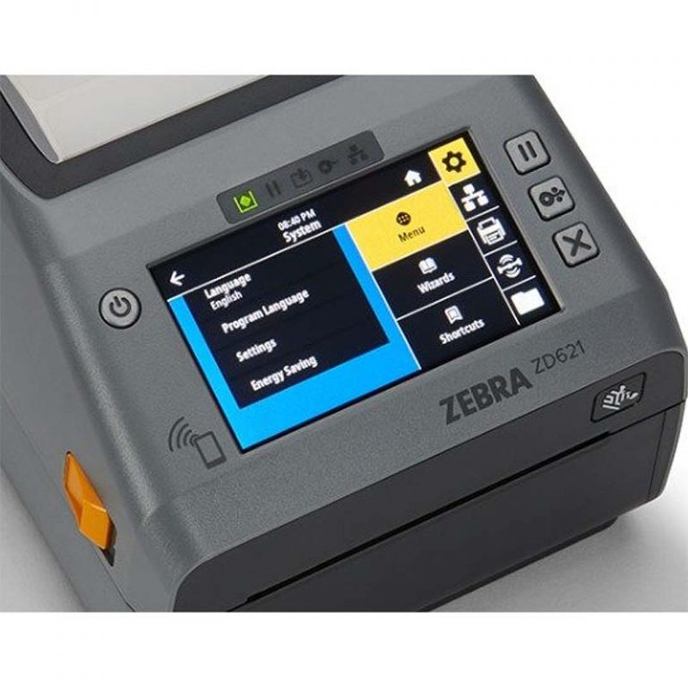 Printer Termal Zebra ZD621d / Për Etiketa / 300 DPI / 108mm / 152 mm/sec / USB + LAN - Hiri - 3