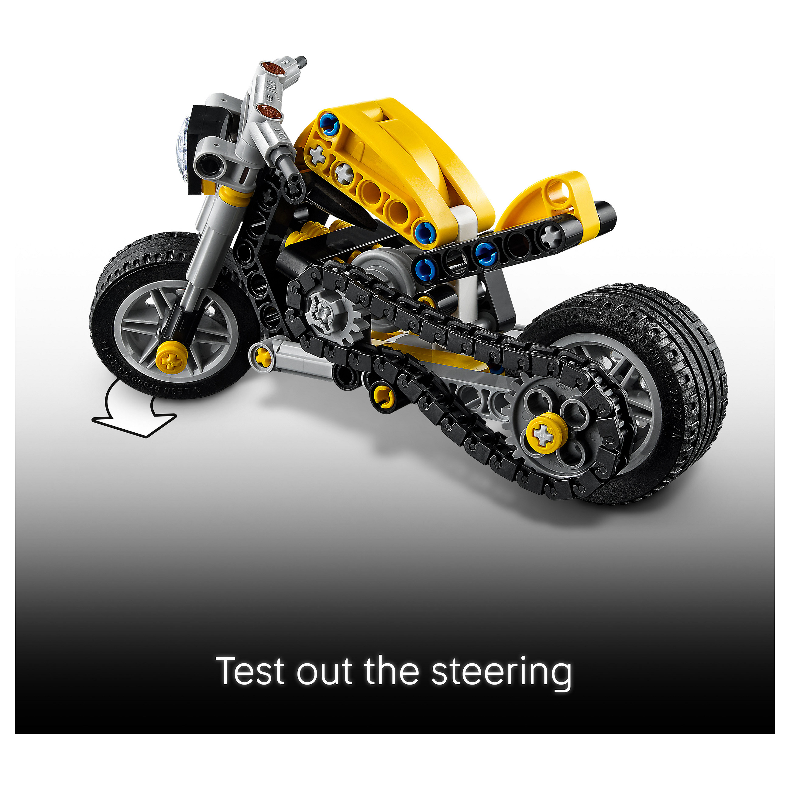 LEGO Technic Yellow Motorbike 42225 - 29