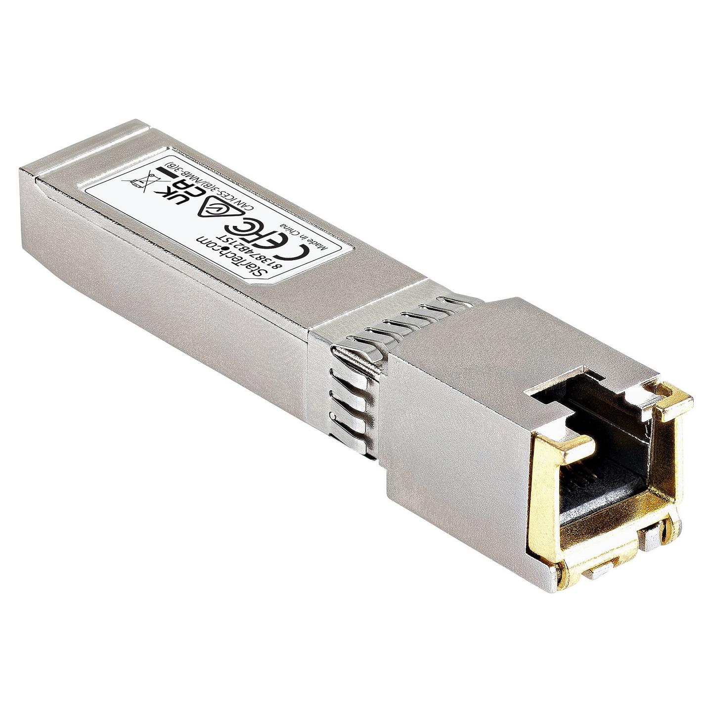 Transceiver SFP+ StarTech.com 813874B21ST, 10Gbps, 10GBASE-T, RJ45, deri në 30m - Argjend - 4