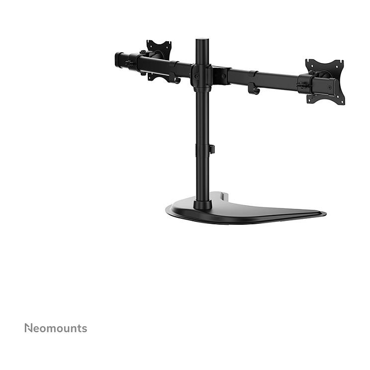 Mbajtëse për Monitor Neomounts NM-D335DBLACK / 2 Monitorë / 10"-27" / 8kg për monitor / VESA 75x75-100x100 - Zezë - 6