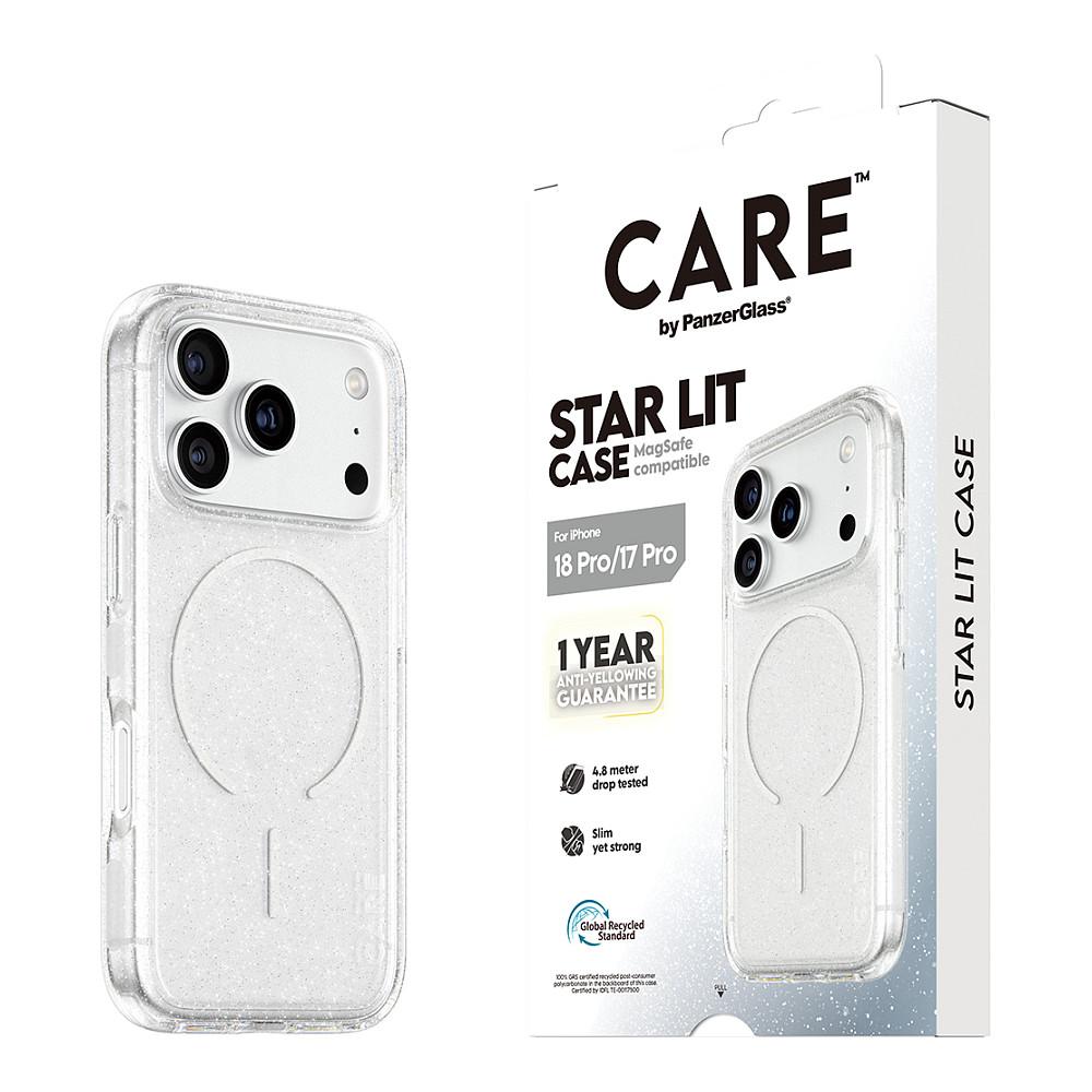 Aksesorë për telefon PanzerGlass CARE Star Lit / iPhone 17 Pro / iPhone 18 Pro / MagSafe / Mbrojtje 4.8m - Transparent - 6