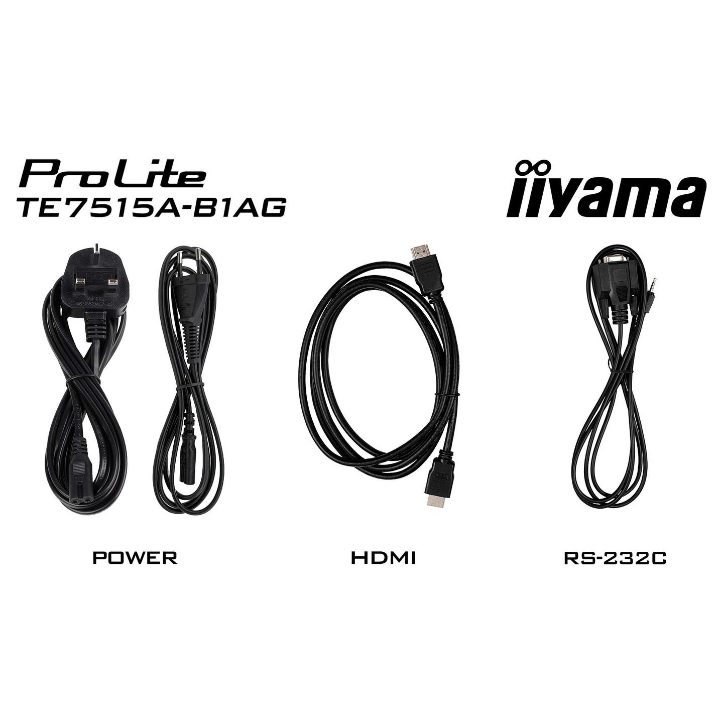 Interaktiv (Smart Board) iiyama ProLite TE7515A-B2AG, 75", 4K UHD, VA, 8GB, 128GB - Zezë - 16