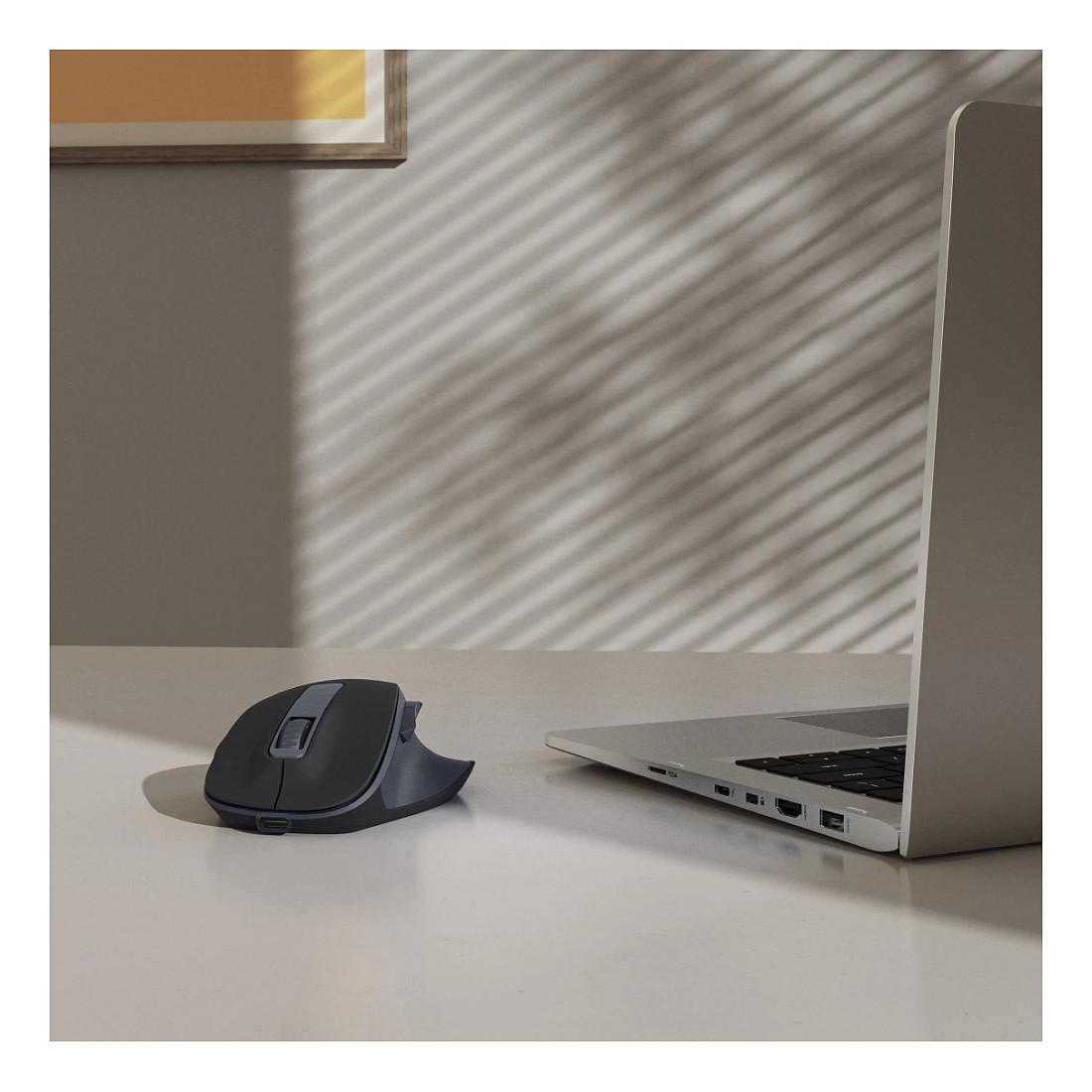 Maus pa kabllo Hama WM-500 / 00173081 / Sensor Optik (BlueWave) / 1200 DPI / Lidhja Wireless 2.4GHz / Bateri AA – Zezë - 8