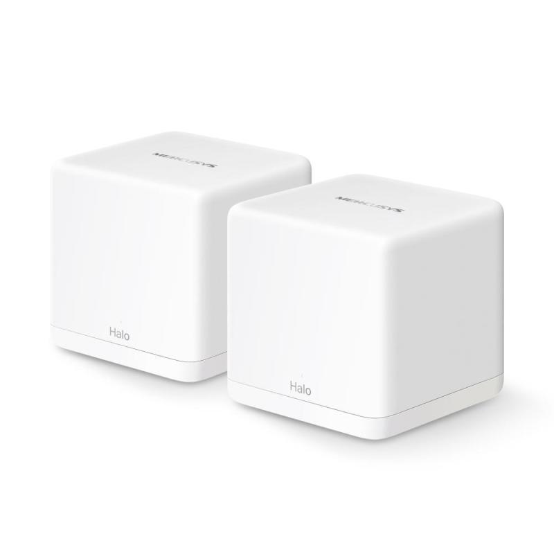 Mercusys, Halo H60X (2-Pack), Ruter, Wi-Fi 6, AX1500, Dual-Band, Mesh, 350m², 2-Pack - 2