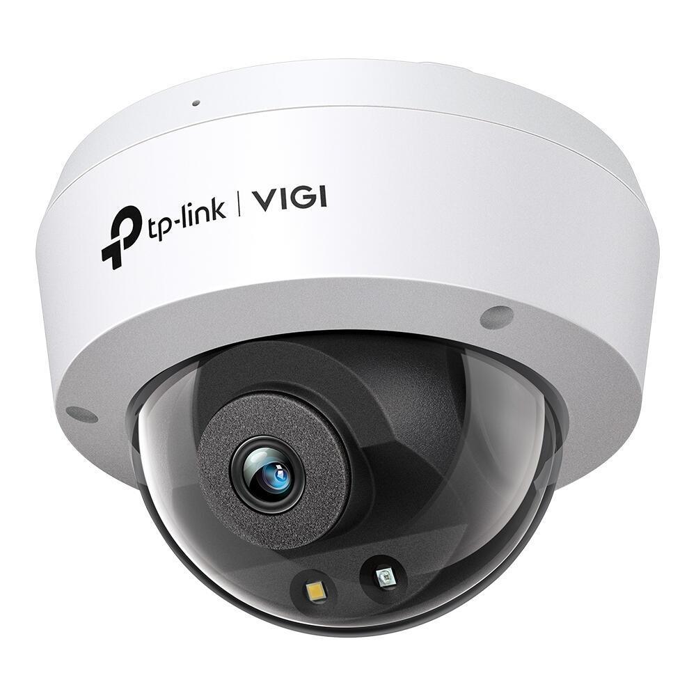 TP-Link VIGI C240, Kamera IP Dome, 4MP, 2.8mm, Full-Color 24/7, PoE, IP67, IK10 – Bardhë/Zezë