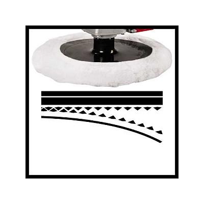 Lëmues dhe Polirues me Bateri Einhell CE-CP 18/180 Li E-Solo, 18V, Brushless, 500–3000rpm, 180mm - Kuqe/Zezë - 4