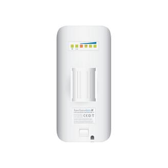 Ubiquiti NanoStation Loco M2, CPE Wireless për Jashtë, Wi-Fi 4, 2.4 GHz, 150 Mbps, Antenë e Integruar 8.5 dBi, 1× Fast Ethernet 10/100 Mbps, PoE Pasiv 24 V – Bardhë - 3