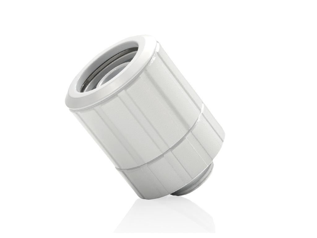 Lidhës Rrotullues për Ftohje Bitspower Artemis, G1/4" Mashkull për Tub 16/10mm - Bardhë