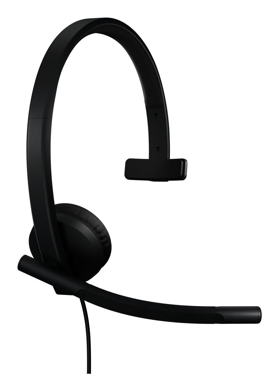 Kufje me kabllo Logitech H570e Mono MS / USB-C / Noise Cancelling Microphone - Zezë - 2