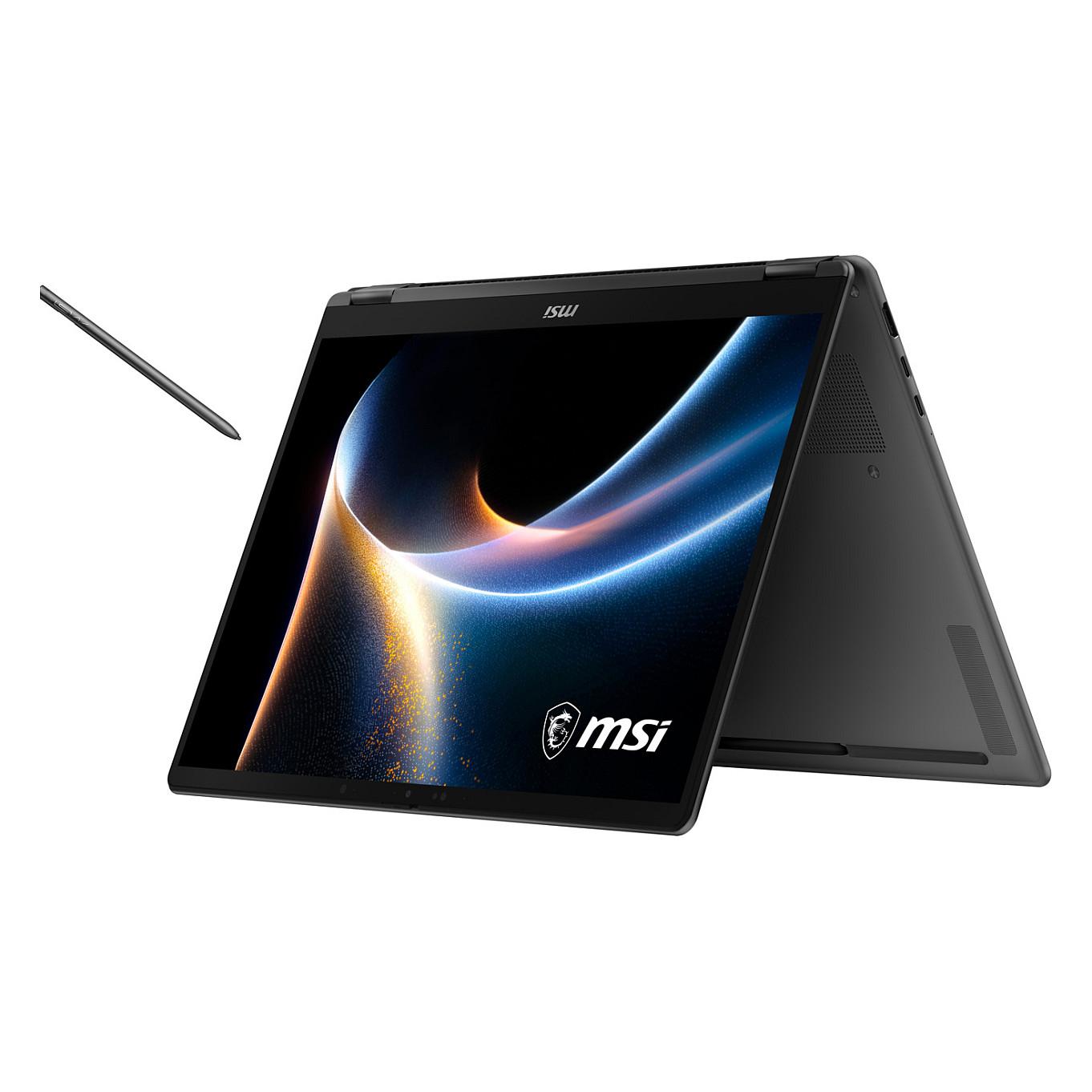 Laptop MSI Prestige 14 Flip AI+ D3MTG-013FR, Ultra 9 386H, 32GB LPDDR5X, 2TB, 14" FHD+ OLED Touchscreen, Intel Graphics - Hiri - 12