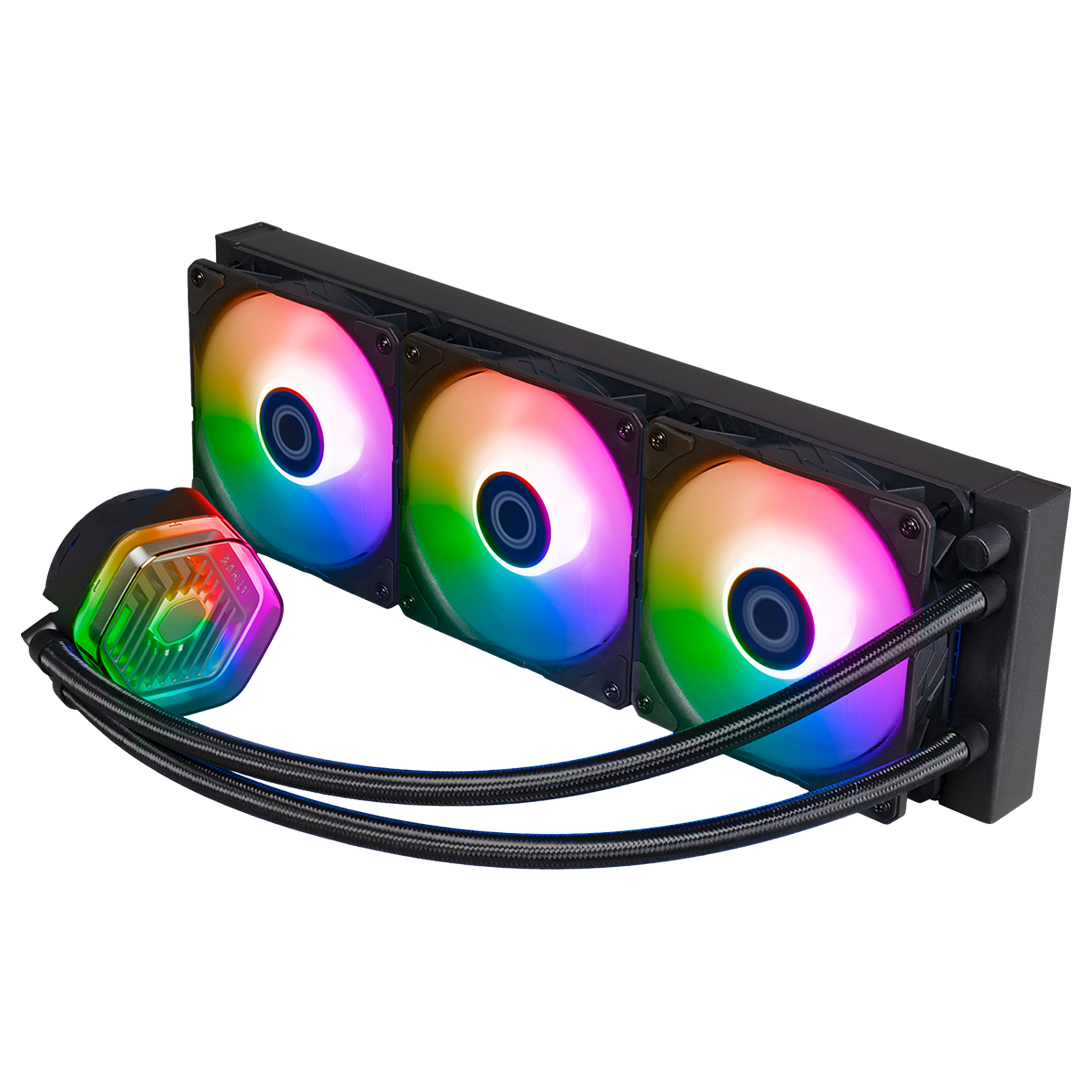 Ftohës për Procesor Cooler Master MasterLiquid 360 ATMOS / 360mm / AIO / ARGB – Zezë - 5
