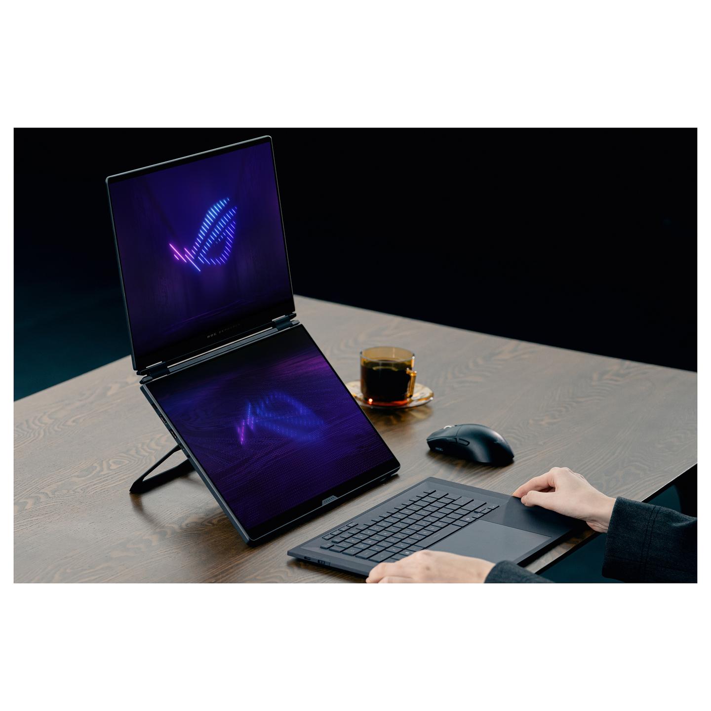 Laptop Gaming ASUS ROG Zephyrus Duo GX651AR-SR042W, Ultra 9 386H, 32GB LPDDR5X, 2TB, 16" WQXGA OLED Touch 120Hz, RTX 5070 Ti 12GB - Hiri - 6