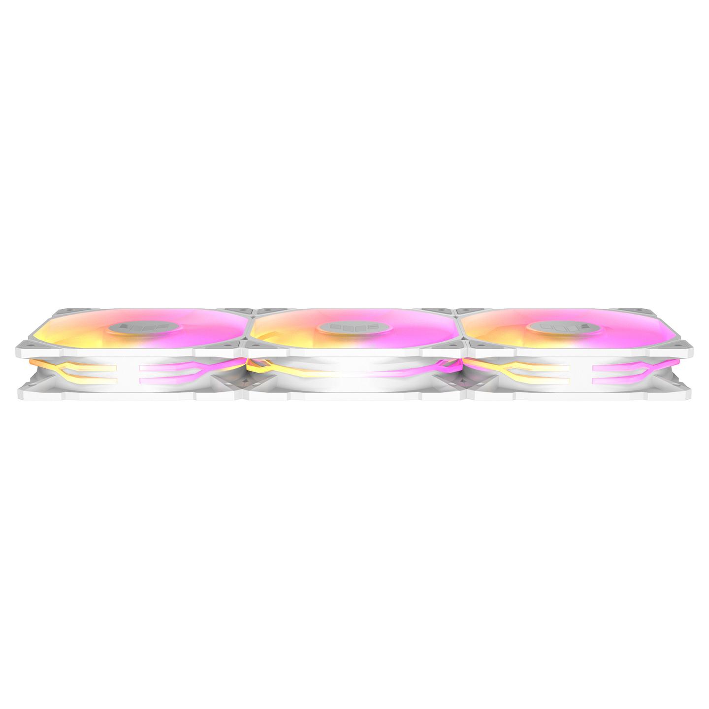 Ftohës për Kasë 120mm ASUS TUF Gaming TR120 ARGB 3-Pack – Bardhë - 10