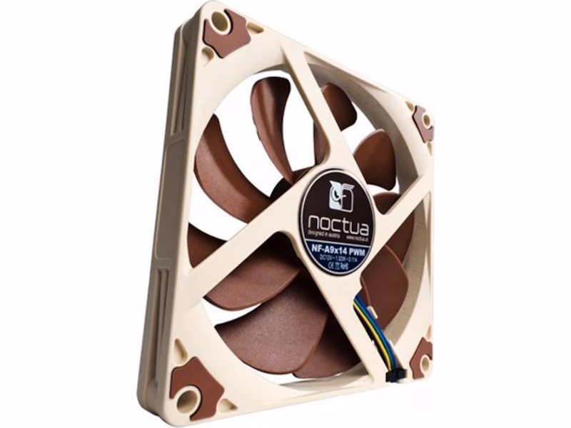 Ftohës për Kasë Noctua NF-A9x14 PWM / 92mm / 14mm / 2200 RPM / SSO2 Bearing - Krem/Kafe - 3