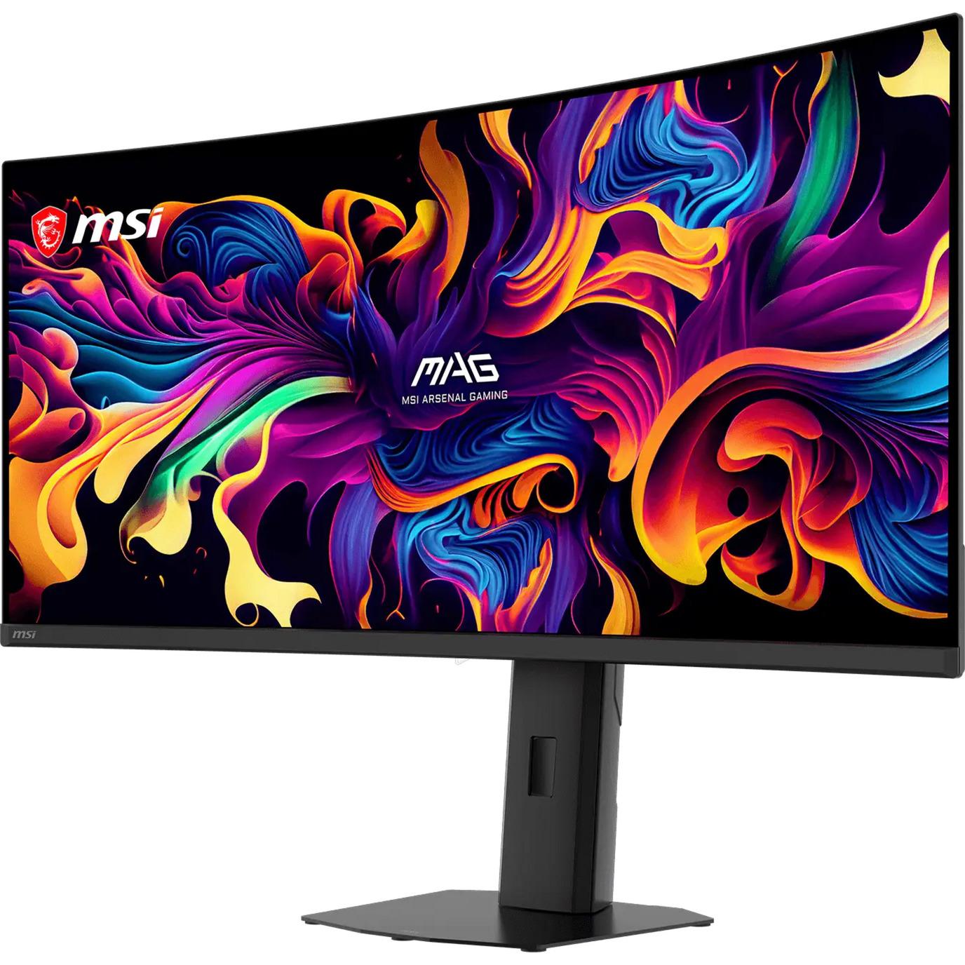 Monitor Gaming MSI MAG 341CQP QD-OLED X28 / 34″ / UWQHD QD-OLED Curved / 280 Hz / 0.03 ms / DisplayPort + HDMI + USB-Hub - Zezë - 3