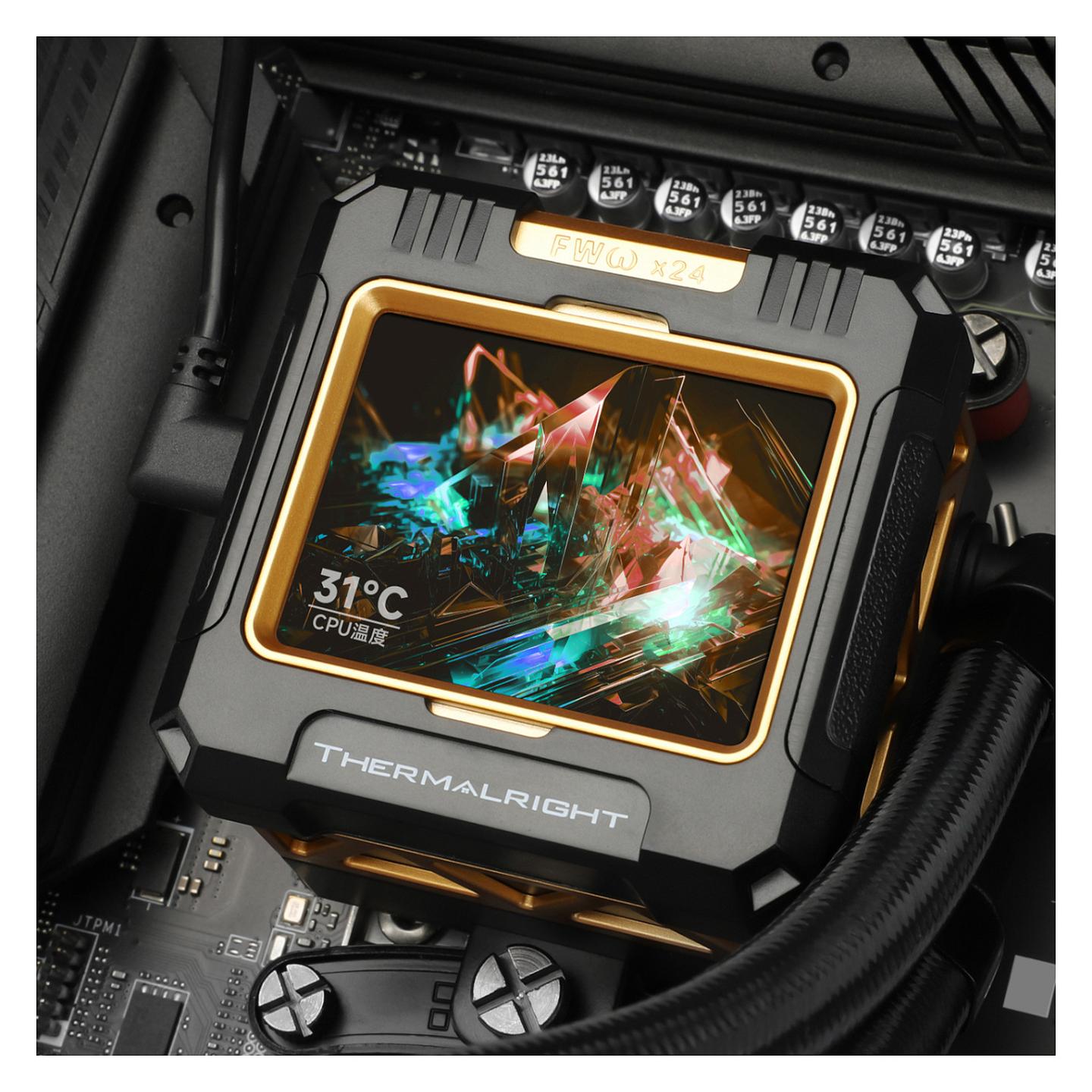 Ftohës për Procesor Thermalright Frozen Warframe 420 ARGB, 420mm, ARGB - Zezë - 6