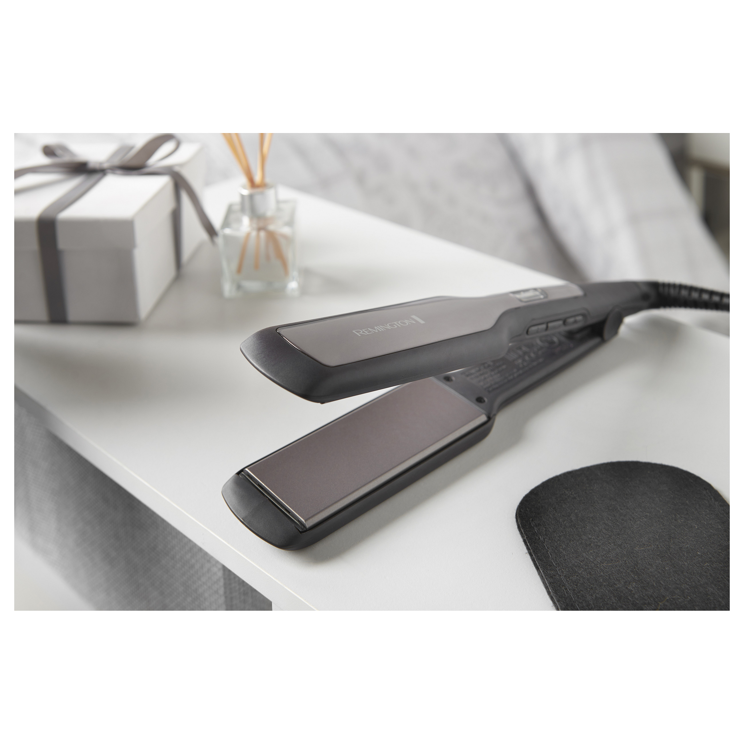 Drejtuese për flokë Remington Pro-Ceramic Extra S5525 / Ultra Ceramic / Pllaka 110x45 mm / 230°C / 10 Nivele – Zezë - 4