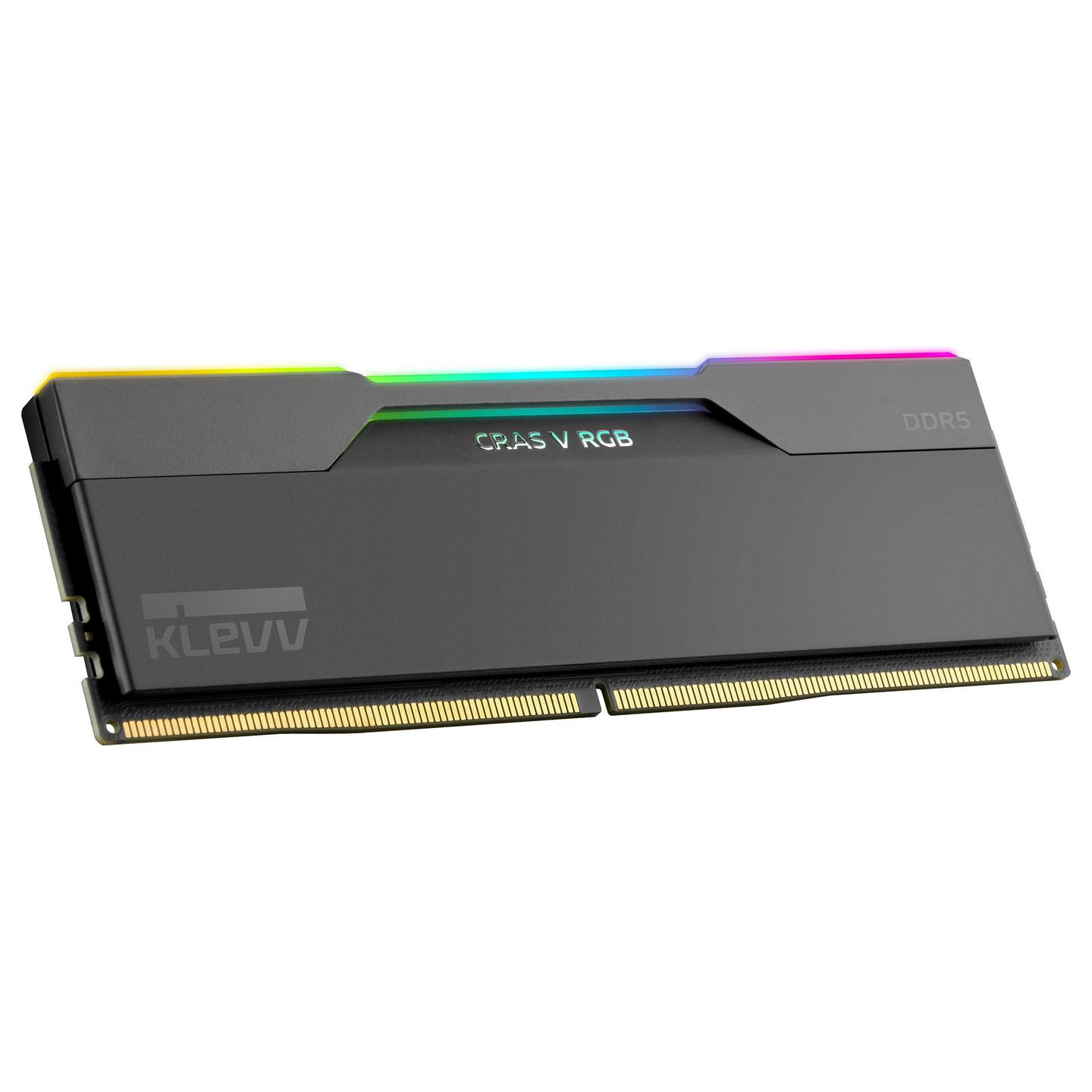 Memorie DDR5 KLEVV CRAS V RGB, 32GB (2x16GB), 6400MT/s, CL30, AMD EXPO, Intel XMP, RGB - Zezë - 3