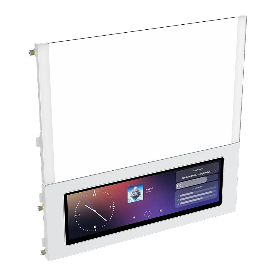 Kasë PC Corsair FRAME 4000D LCD RS ARGB / Midi Tower / E-ATX + ATX / 3x 120mm + 1x 120mm RS120 ARGB Fan / 14.5" LCD / Tempered Glass - Bardhë - 2
