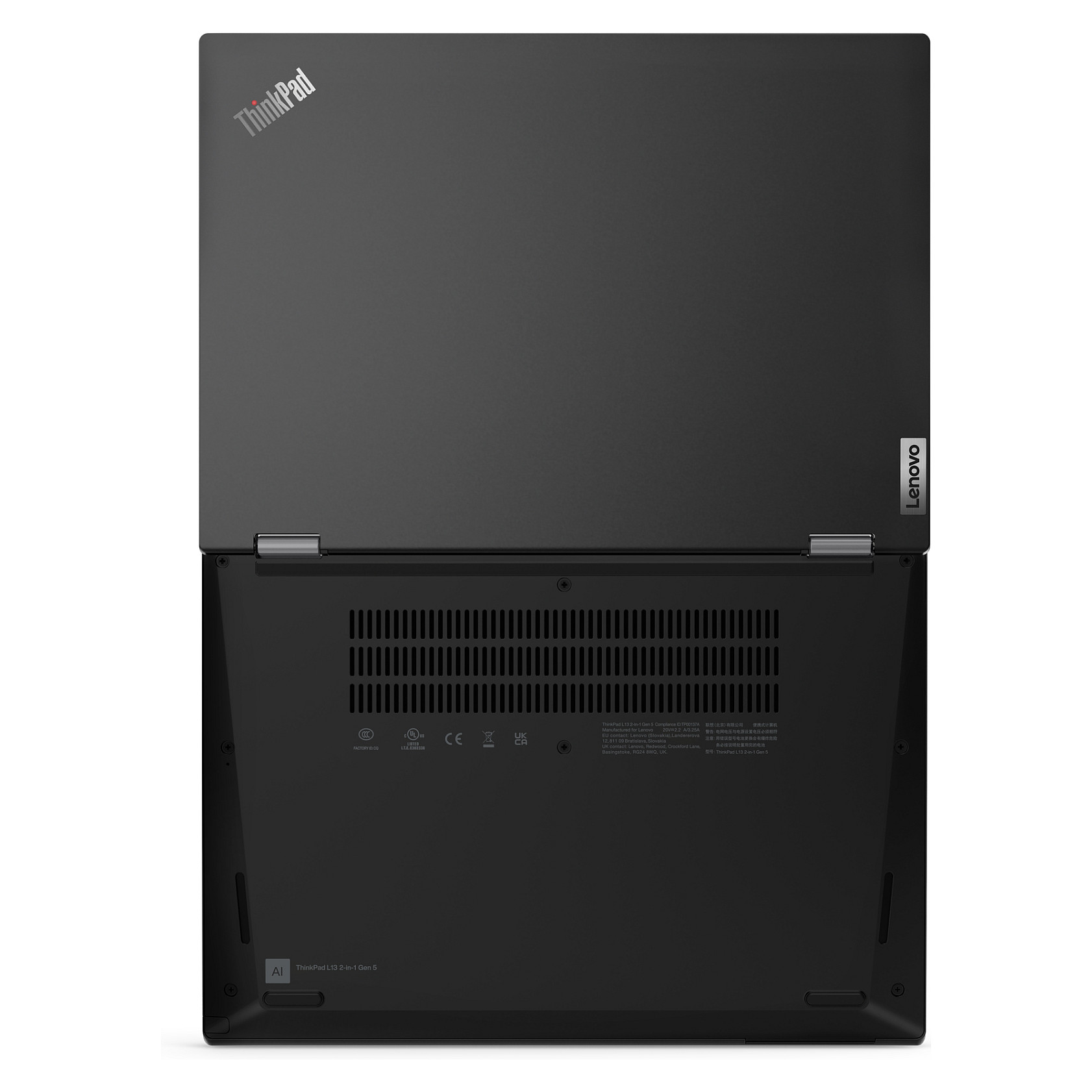 Laptop Lenovo ThinkPad L13 2-in-1 G5 / Ultra 5 135U / 32GB LPDDR5 / 256GB / 13.3" WUXGA IPS Multi touch / Intel Graphics / DE - Zezë - 13