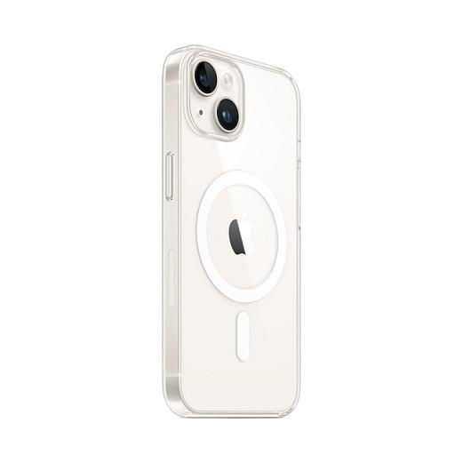 Case për Telefon Apple Clear Case, MagSafe, iPhone 14 - Transparent - 6