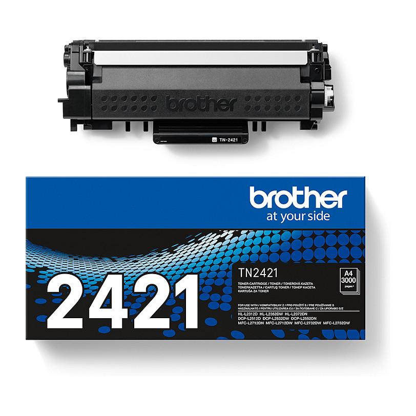 Toner Brother TN-2421, 3,000 faqe - Zezë - 2