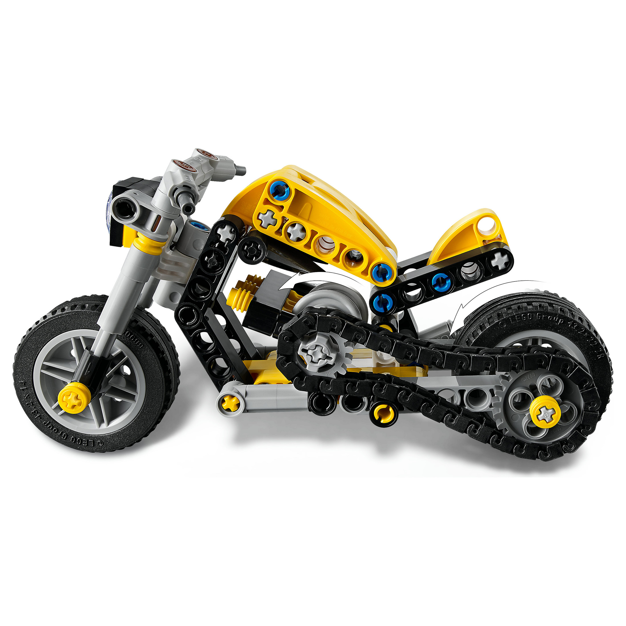 LEGO Technic Yellow Motorbike 42225 - 19