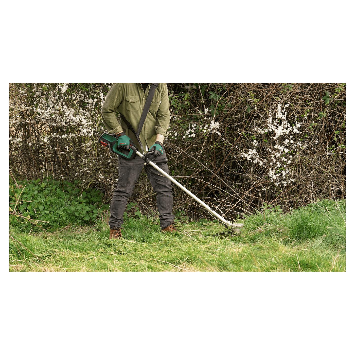 Kositëse Bari me Bateri Bosch AdvancedBrushCut 36V-23-750, 36V, Brushless, Gjerësi Prerjeje 330mm, Teh 230mm, 1 Bateri 2.0Ah - Gjelbër/Zezë - 6