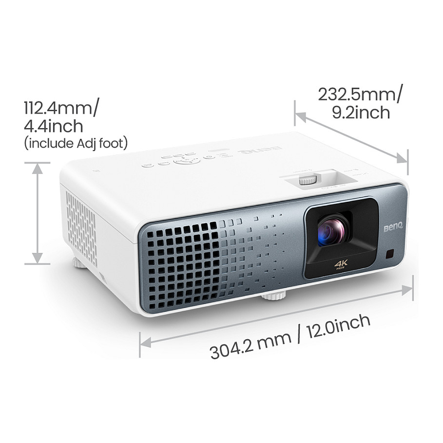 Projektor BenQ TK710 DLP / UHD 4K (3840 x 2160) / 3200 lumen / Laser / HDMI 2.0b + RS-232 - Gri - 4