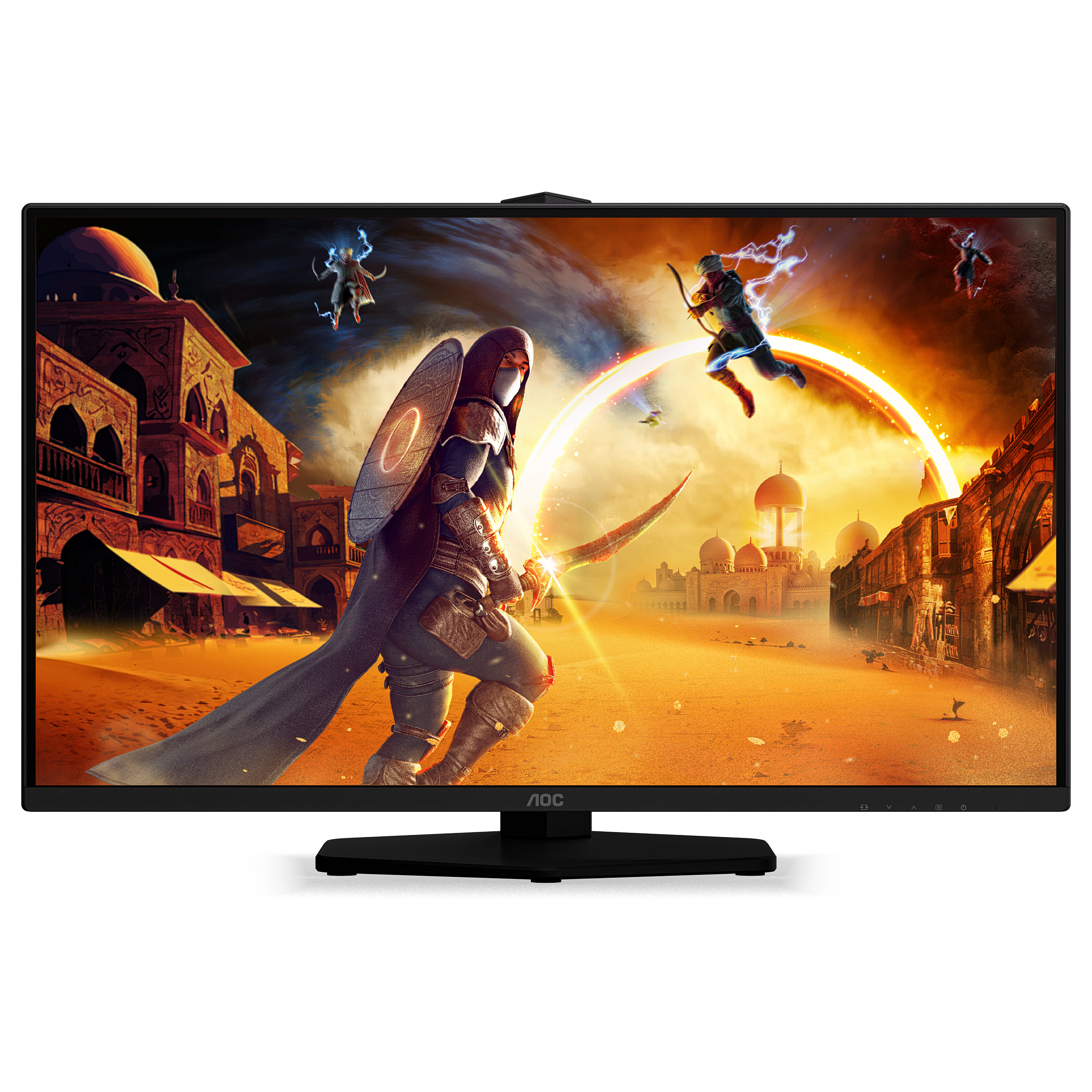 Monitor Gaming AOC G4 25G4KUR / 24.5" / Full HD LED IPS / 300Hz / 1ms / HDMI+DP+USB - Zezë/Kuqe - 5