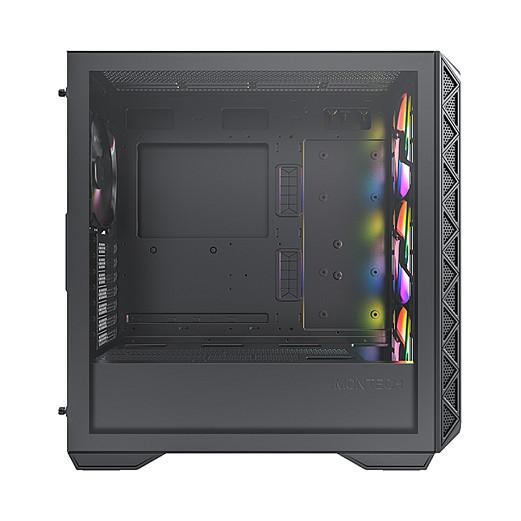 Kasë Montech AIR 903 MAX, Midi Tower, E-ATX, ATX, 4x140mm, USB Type-C, Tempered Glass - Zezë - 3