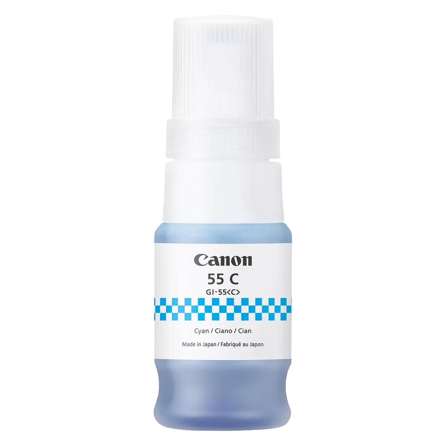 Ink Canon GI-55C, 40 ml - Blu
