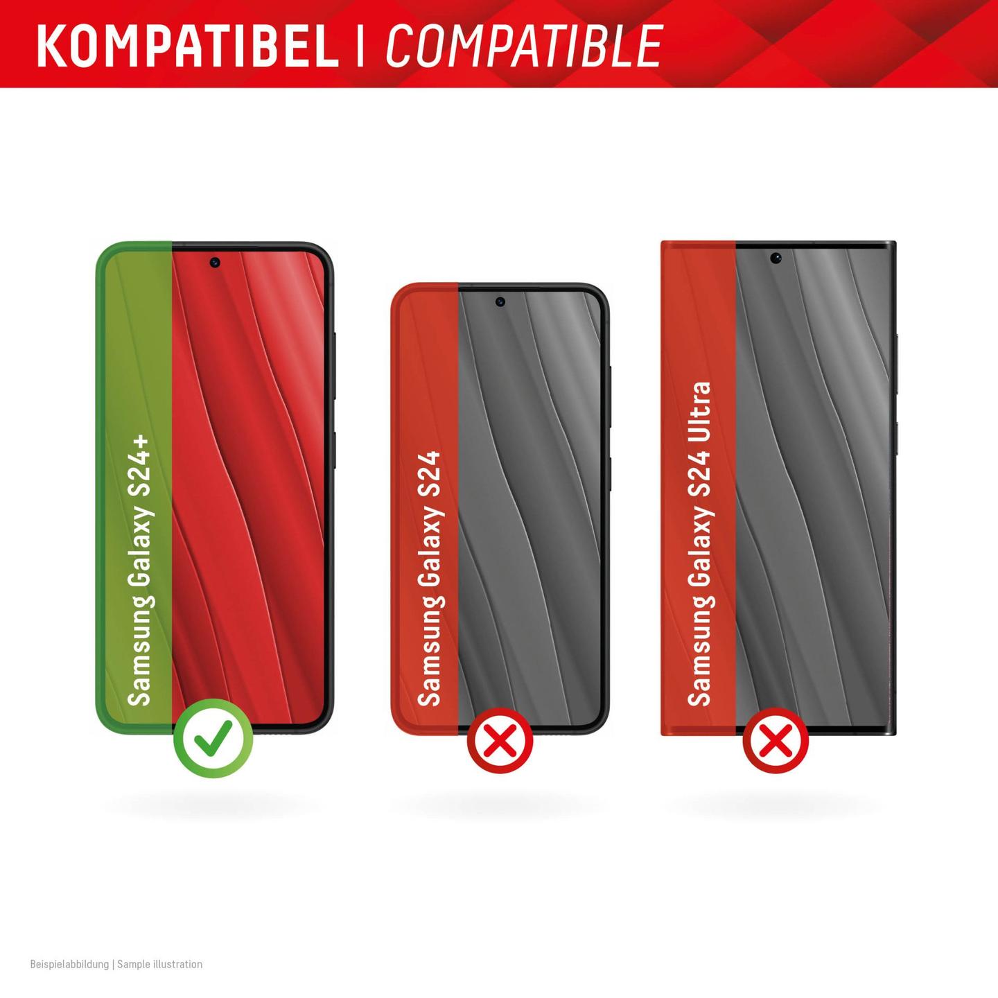 Xham mbrojtës / Full Cover / Samsung Galaxy S24+ / DISPLEX / 10H - Transparent - 2