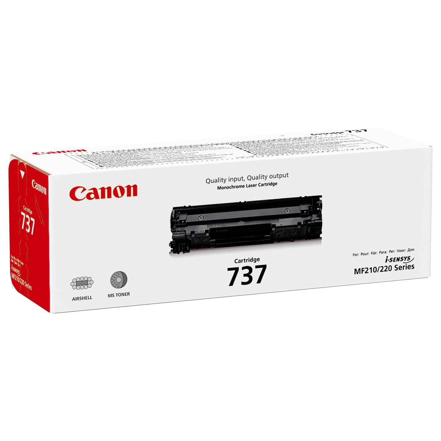 Toner Canon 737, 2,400 faqe - Zezë