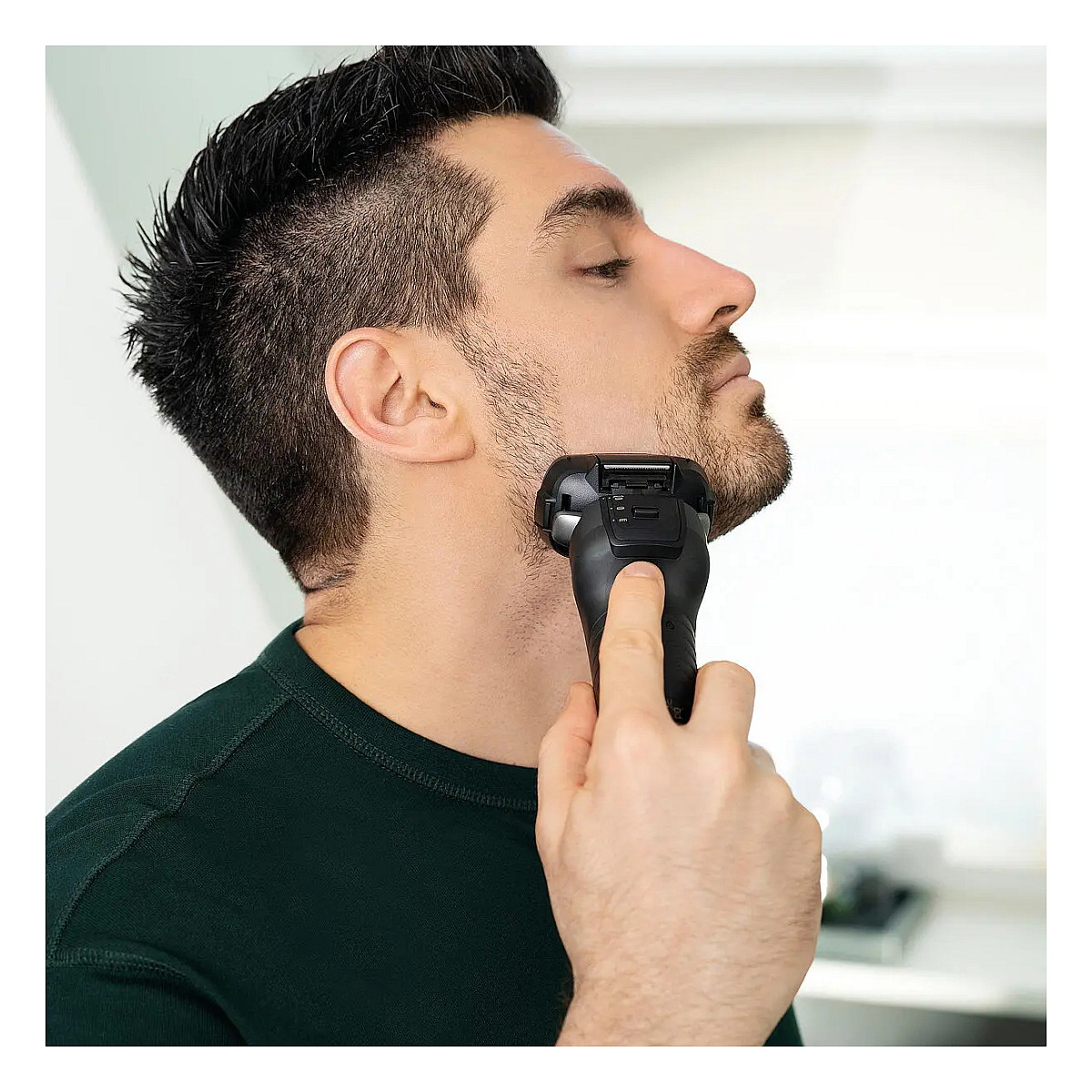 Makinë e rrojës për meshkuj Panasonic ES-LV9U-K803 / 5-Blade / 20D Flex Head / Beard Sensor / Wet & Dry / Cleaning Station – Zezë - 8