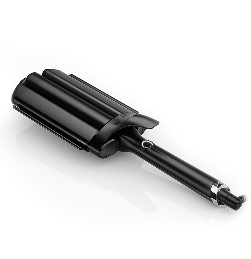Stiluese për flokë për kaçurrela ghd Wave Triple Barrel Waver / 3 Barrel / Anodized Coating / 185°C / Dual Temperature Sensors – Zezë - 2