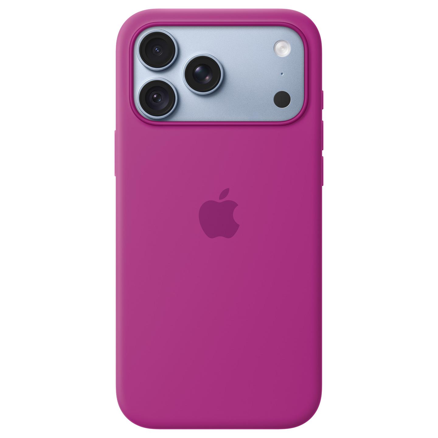 Case për Telefon Apple Silikon, MagSafe, iPhone 18 Pro Max - Magenta - 2