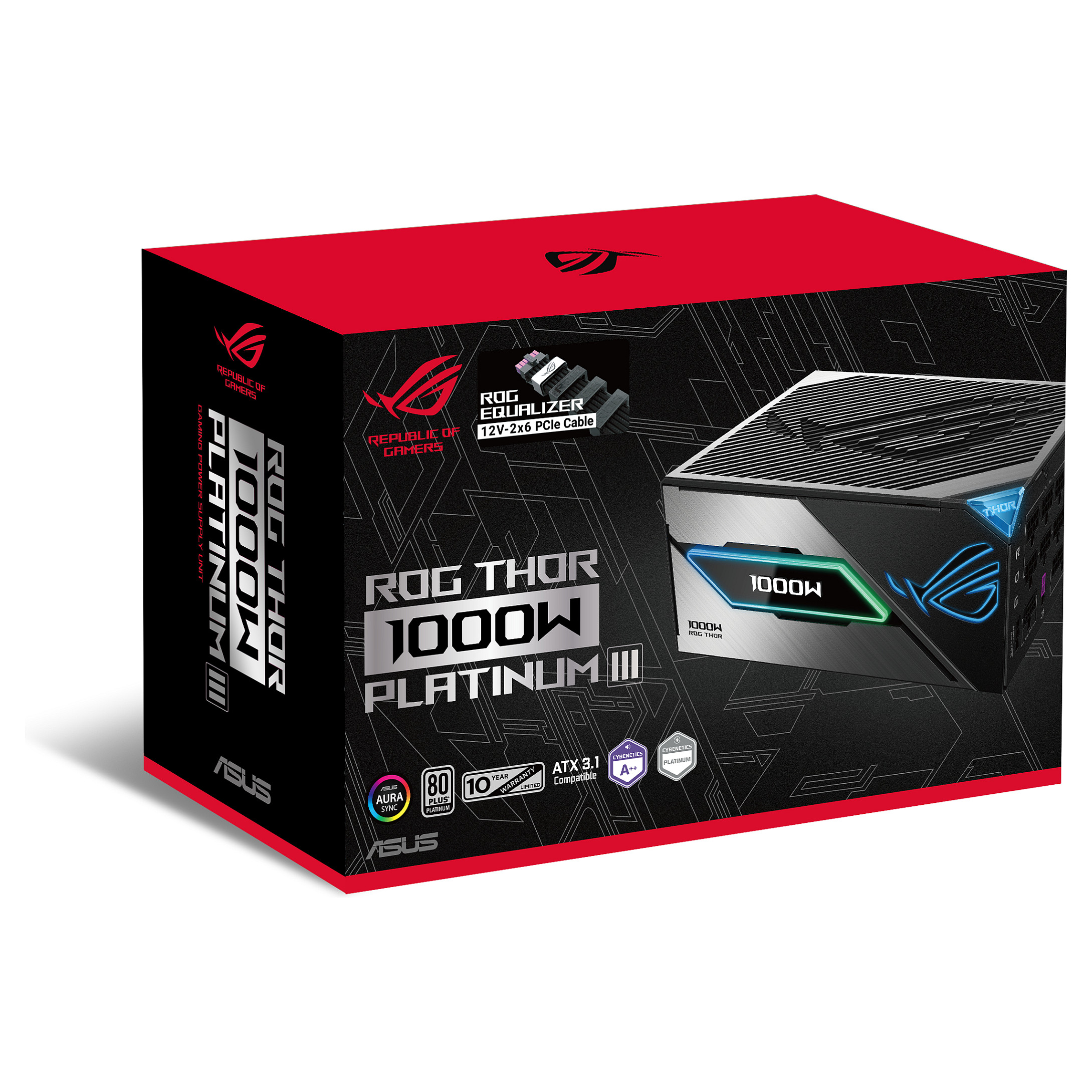 Furnizues Energjie ATX ASUS ROG Thor / 1000W / 80 PLUS Platinum / PCIe 5.0 - 12
