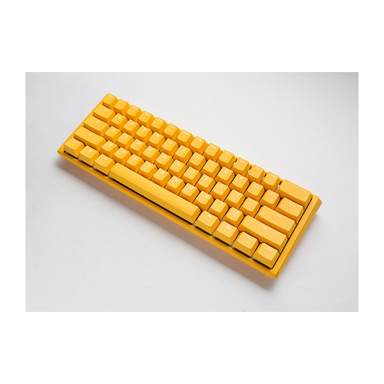 Tastierë Gaming Ducky One 3 Yellow Mini / 60% / Mekanike / Cherry MX Speed Silver / Hot-Swap / RGB - Verdhë - 6