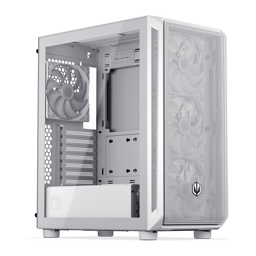 Kasë PC ENDORFY Arx 500 ARGB White / Mid Tower / ATX / 3x 140mm Front + 1x 140mm Rear Fan / ARGB / Mesh - Bardhë - 4