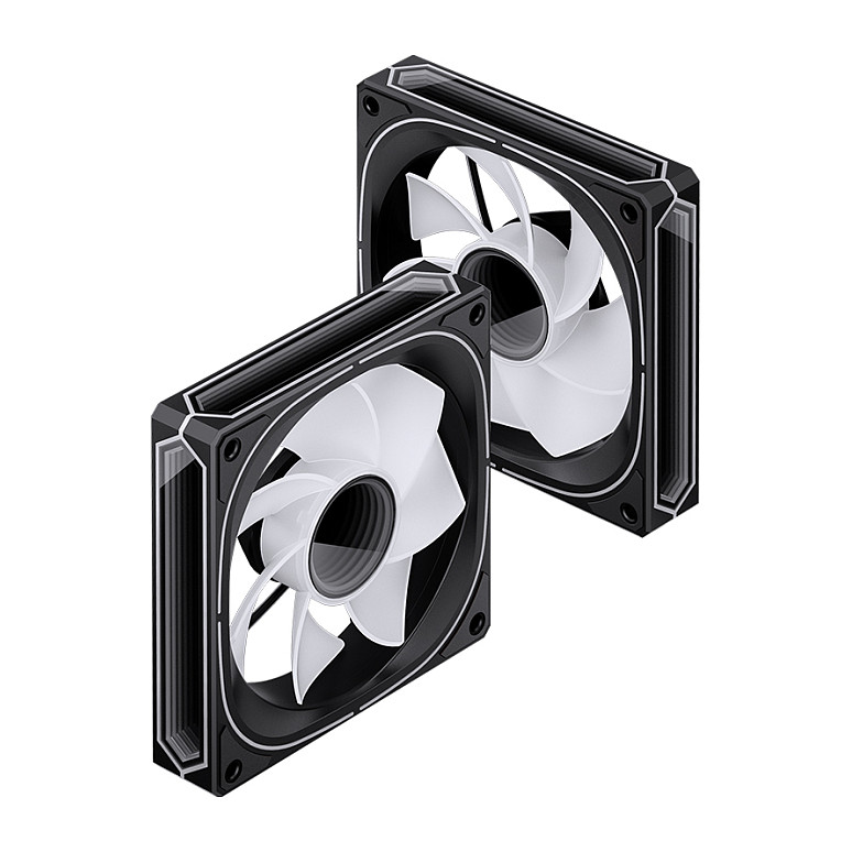 Ftohës për Kasë Jonsbo FR-505 / 120mm / 800-1800 RPM / ARGB / PWM / Reverse – Zezë - 14