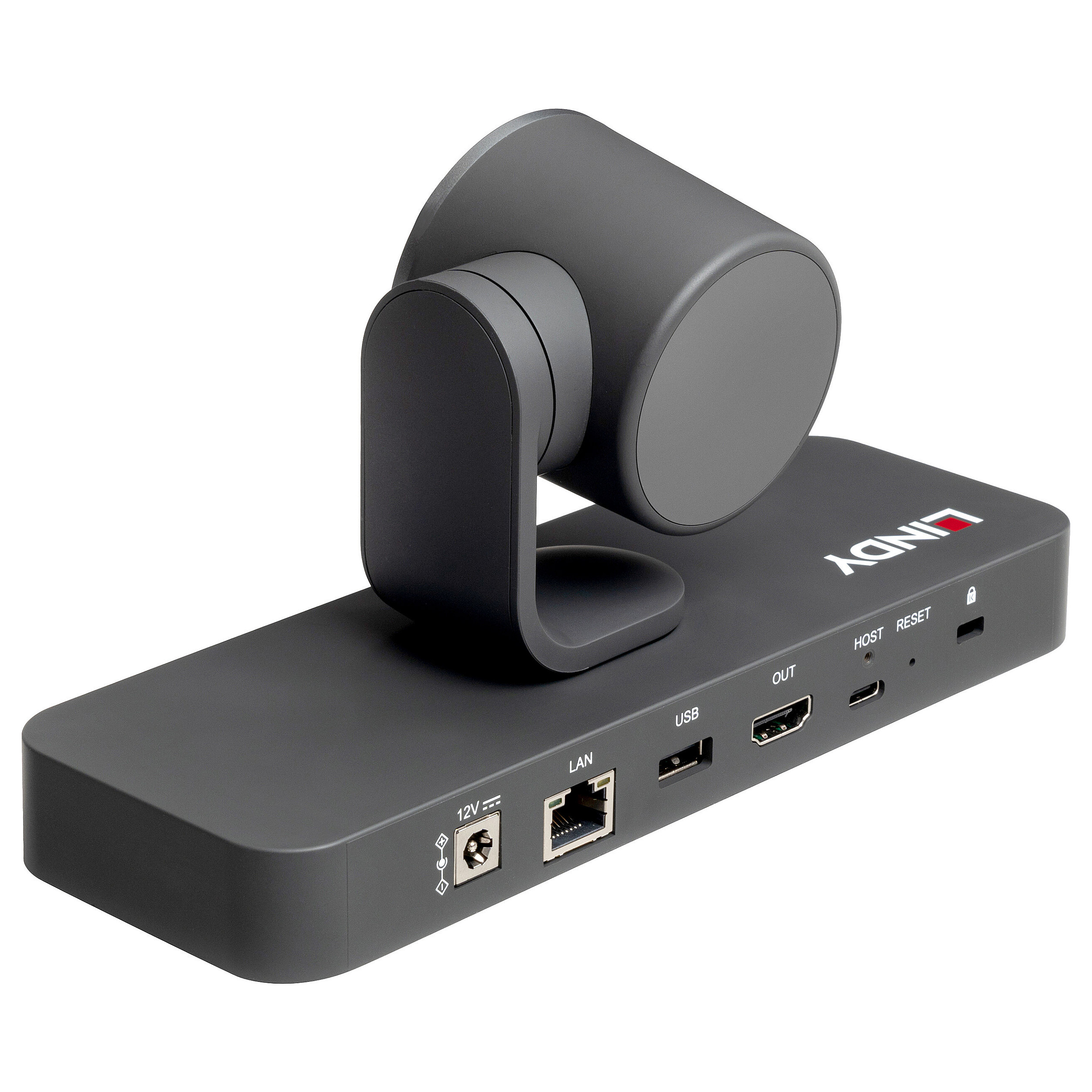 Lindy 4K PTZ Camera / 38422 / 8MP / 4K UHD / 3x Zoom Optik / AI Tracking / USB – Zezë - 4