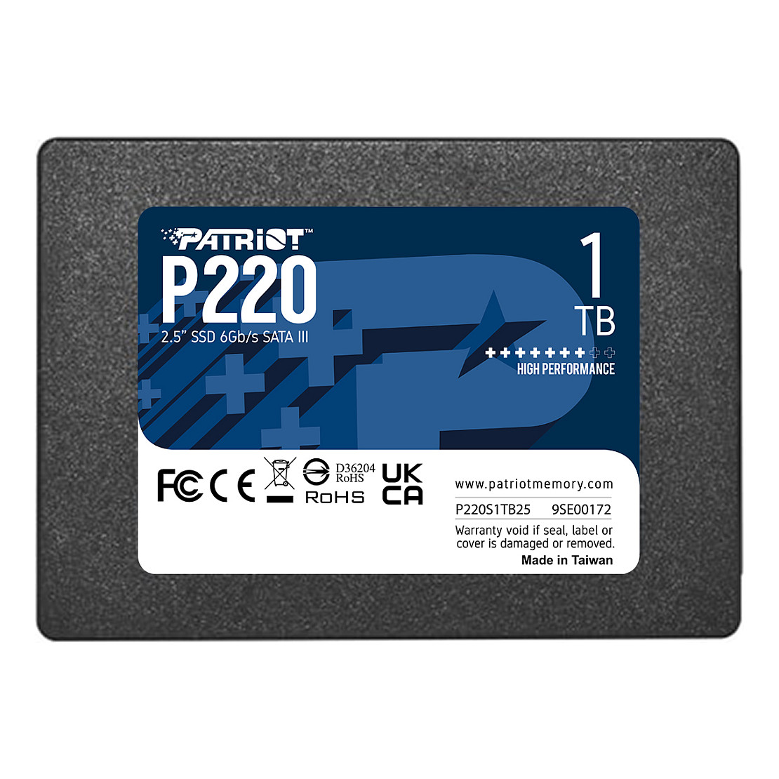 SSD e Brendshme Patriot Memory P220 / 1TB / 2.5" / Serial ATA III 6 Gb/s