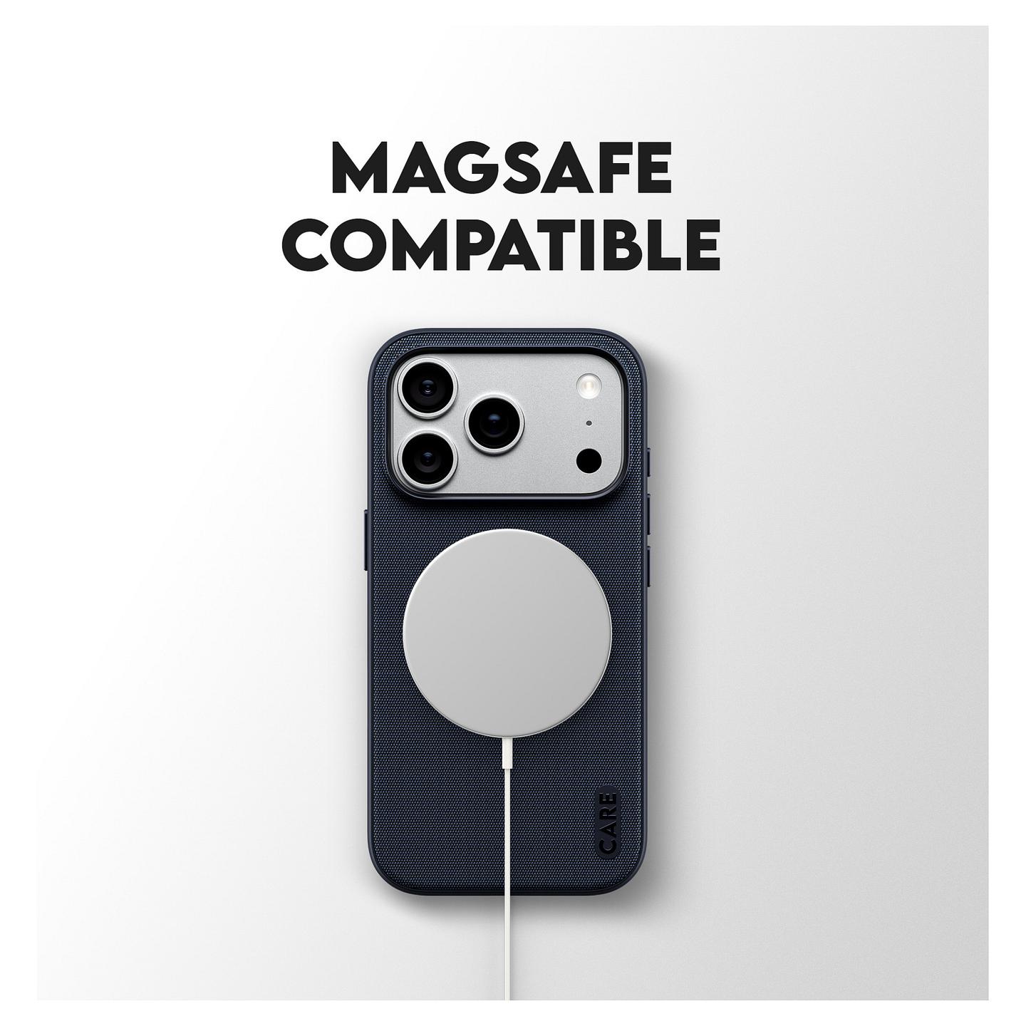 Aksesorë për telefon PanzerGlass CARE Fusion Fabric / iPhone 17 Pro / iPhone 18 Pro / MagSafe / Tekstil - Blu - 10