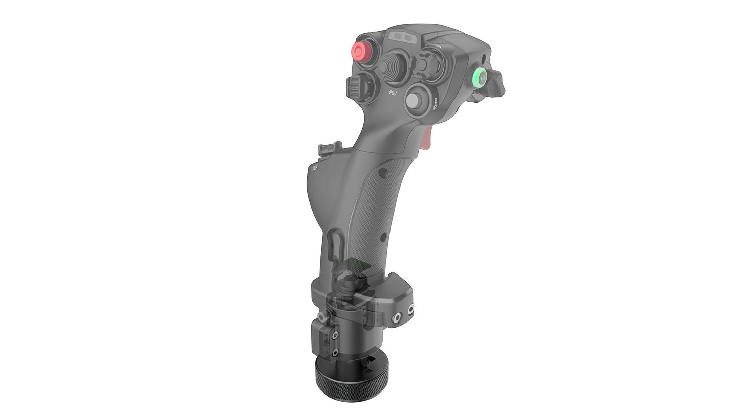 Kontroller MOZA MHG Flightstick / 25+ Inpute / Hall Effect / Z-Axis / PC – Zezë - 2