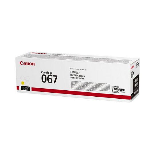 Toner Canon 067, 1,250 faqe - Verdhë - 3
