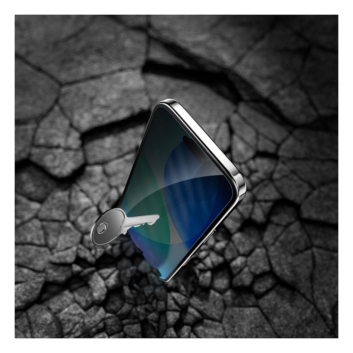 Mbrojtëse Ekrani 4smarts 541572 / iPhone 17 / 2-Way Privacy / Tempered Glass / 9H / Mounting Frame - Transparent - 7