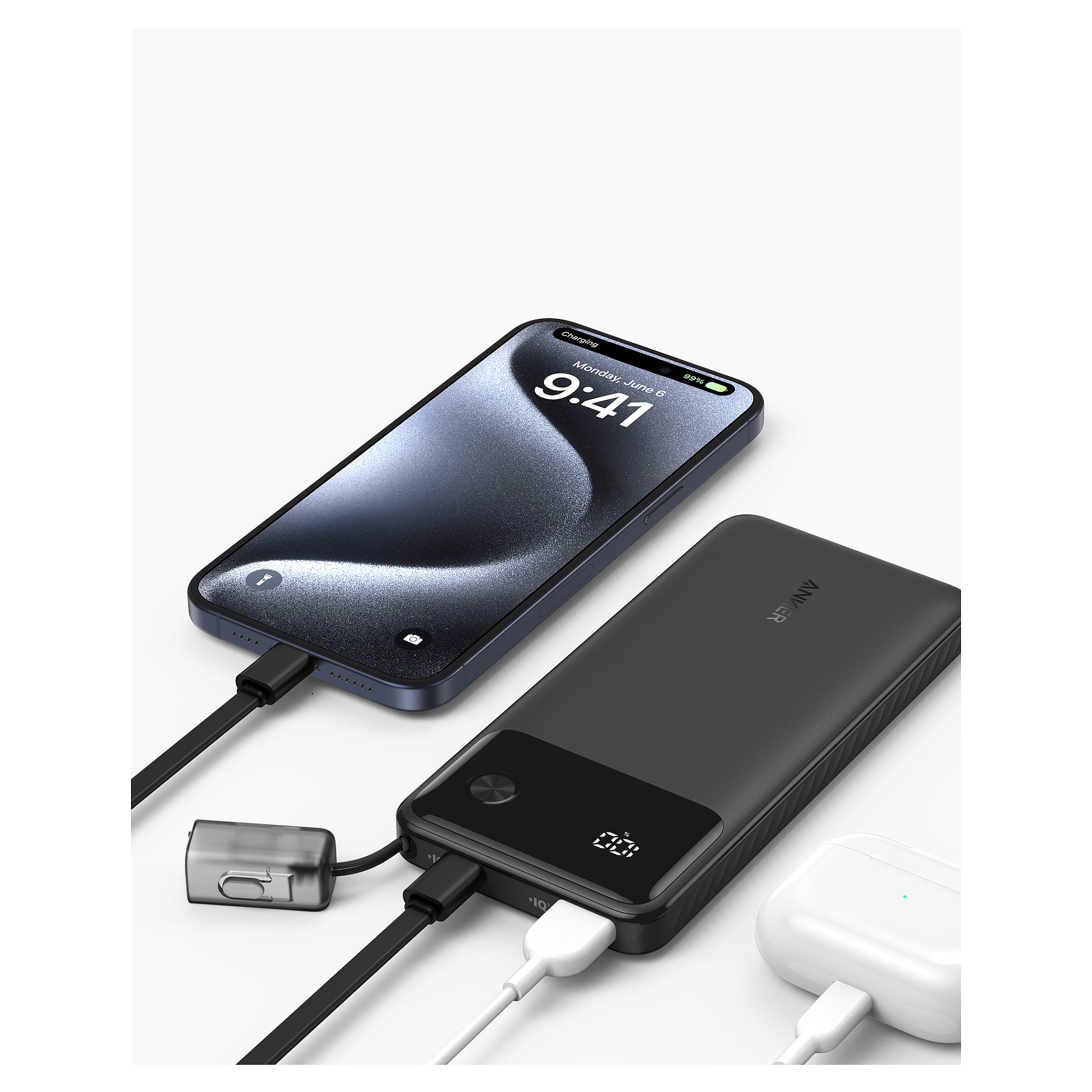 Powerbank Anker A1388G11 / 10000mAh / 22.5W / USB-C+USB-A / Power Delivery - Zezë - 12